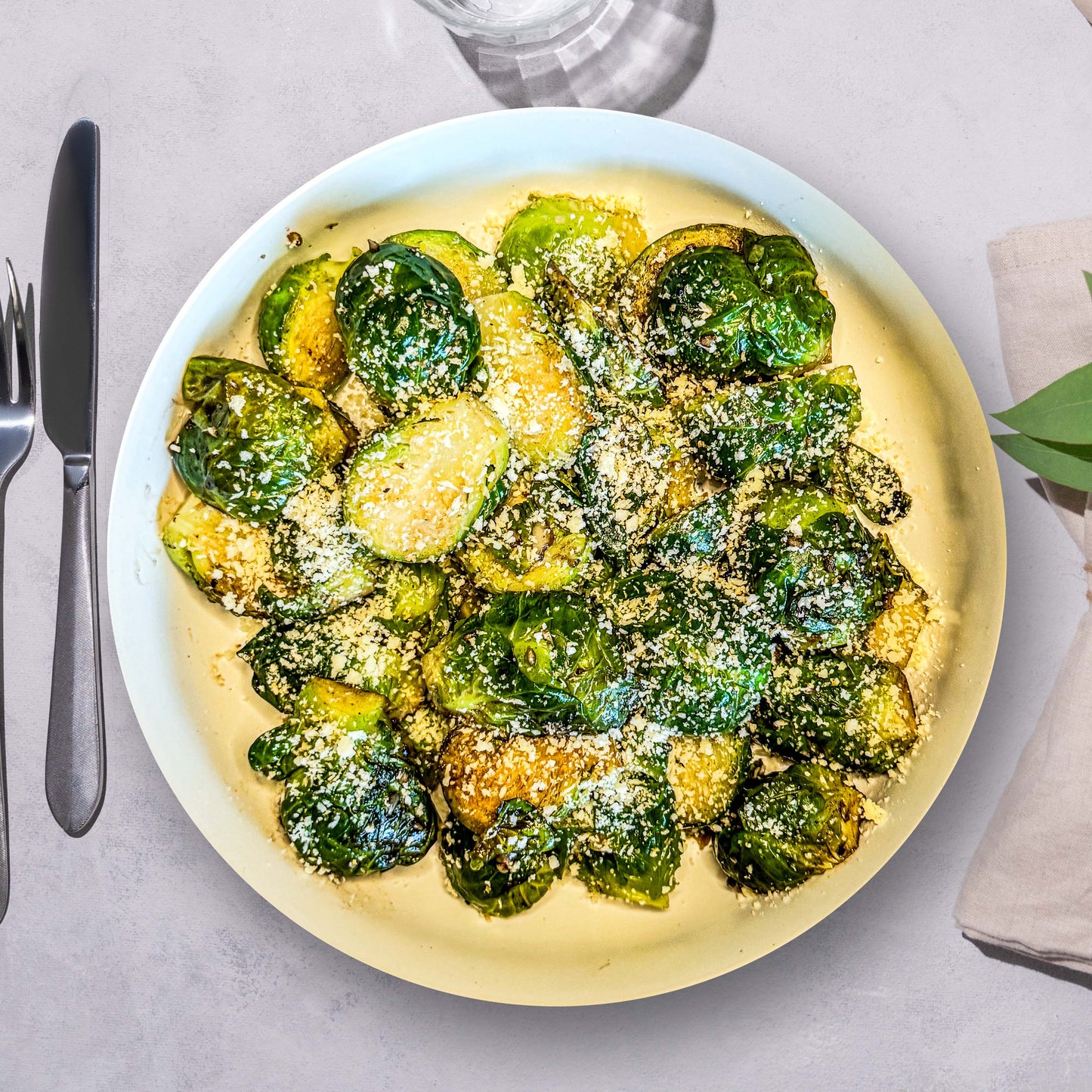 "Cacio e Peppe" Brussels Sprouts