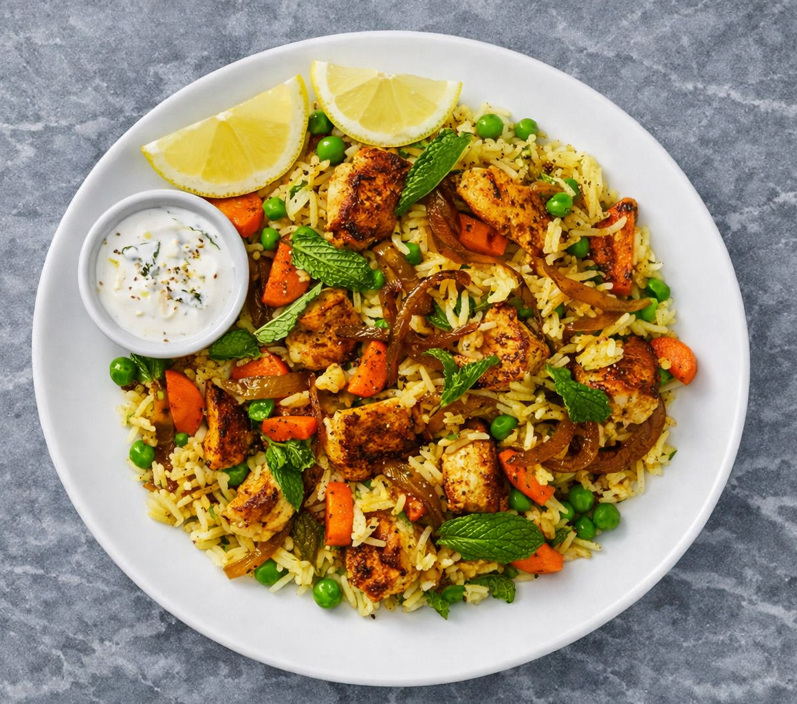 Chicken Shawarma Rice Bowl(S)