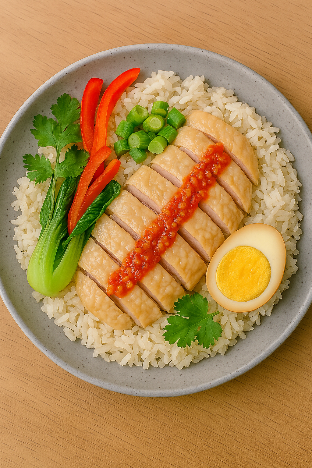 Chicken Rice with Sauteed Veg(S)
