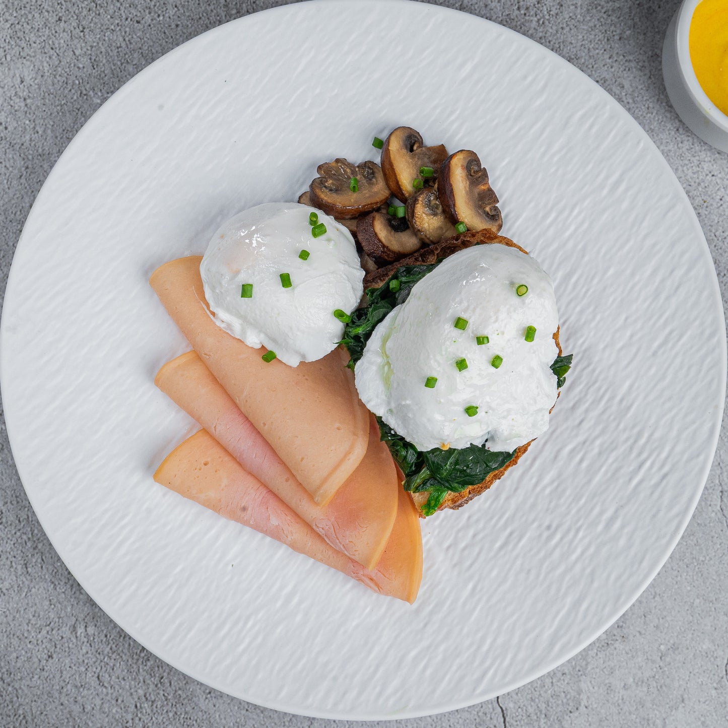 Eggs Benedict with Turkey Ham(B)