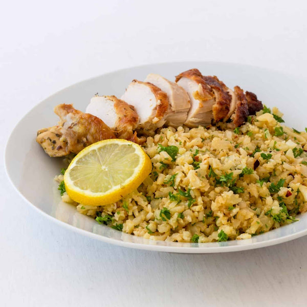 Honey Lemon chicken with cauliflower rice(S)