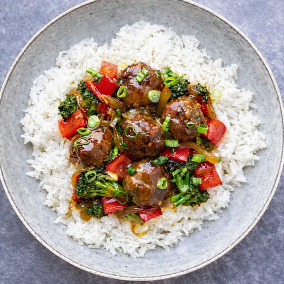 Mongolian Beef Rice Bowl (S)
