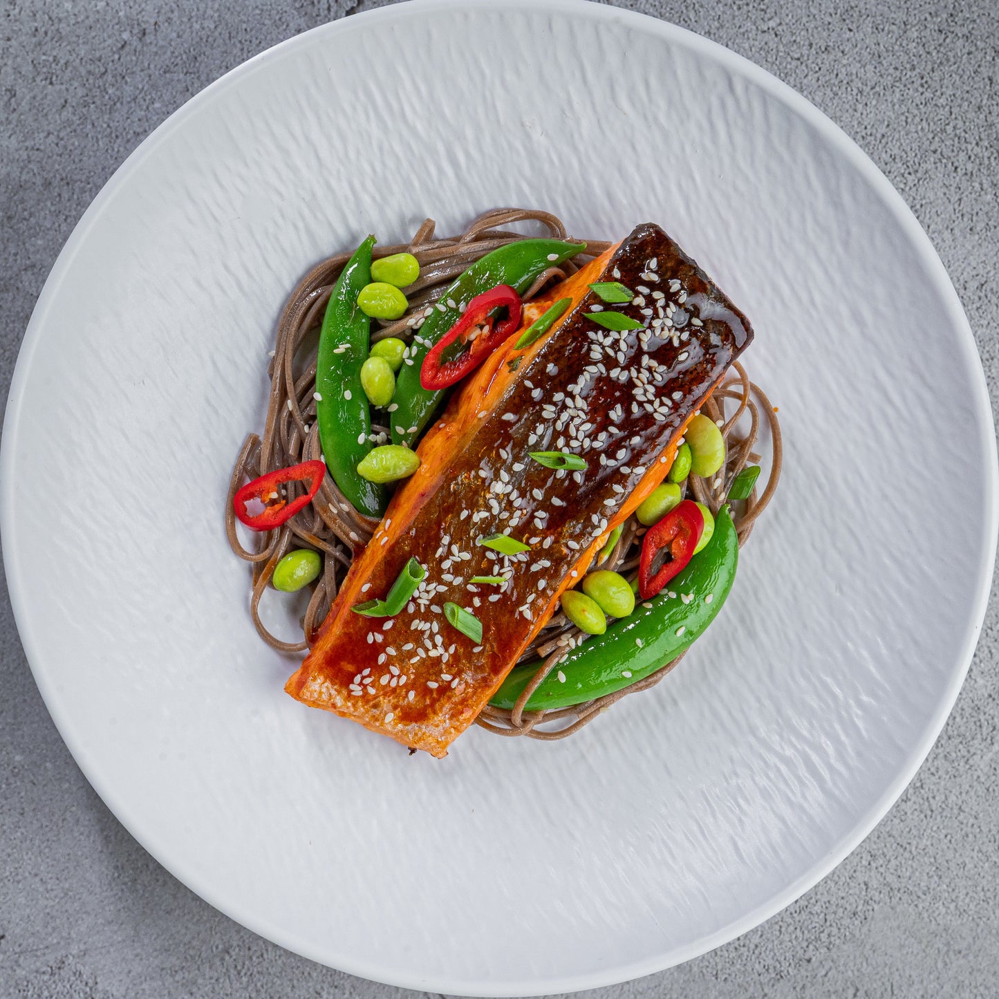 Spicy Miso Glazed Salmon(B)