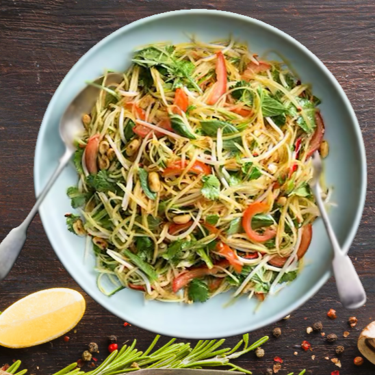 Thai Green Papaya Salad (P)