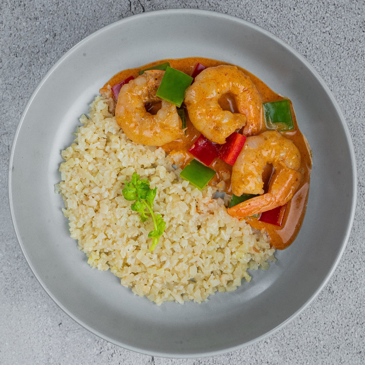 Thai coconut shrimp curry(S)