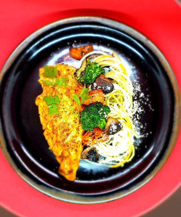 Cajun Chicken with Parmesan Zoodle