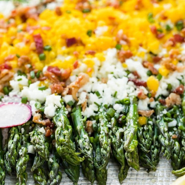 Breakfast Soy protein asparagus mimosa(P)