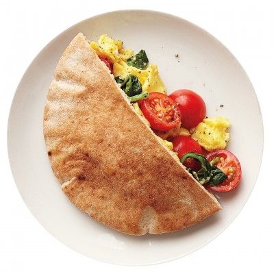Breakfast Ham and scrambled eggs Pita pocket(S)