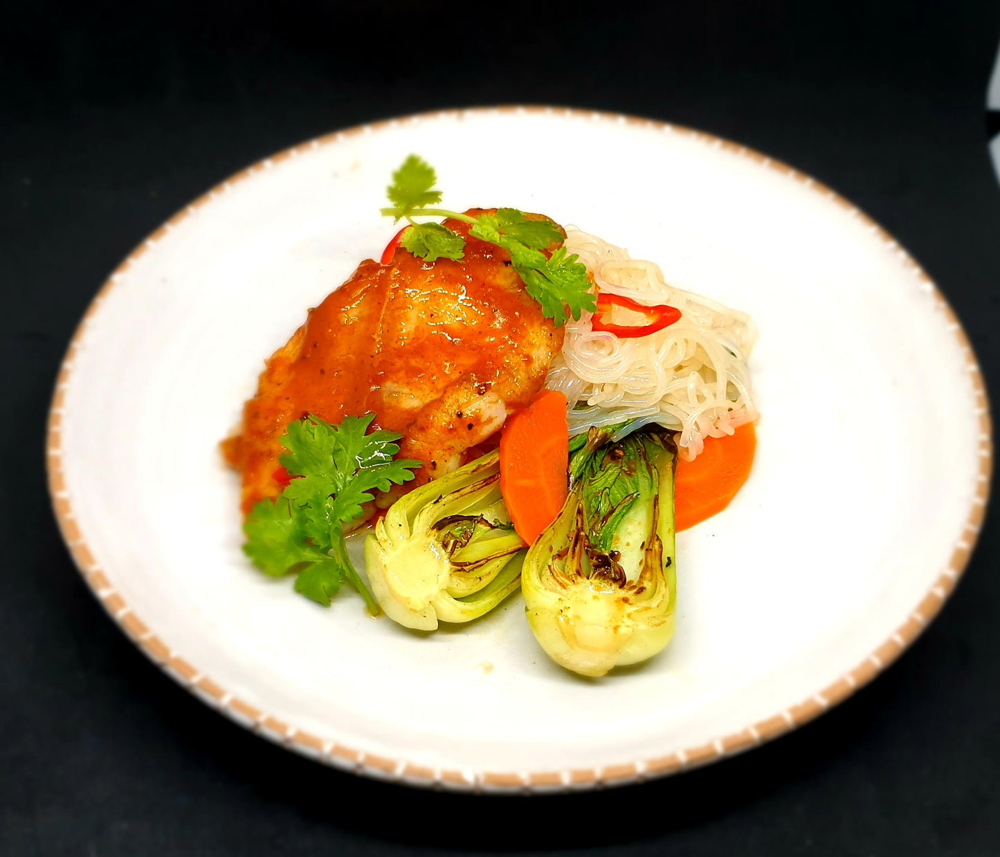 Thai fish curry with Shirataki noodle(S)