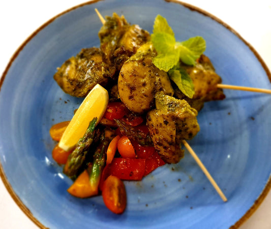 Indian Hariyali Tikka Skewers(B)