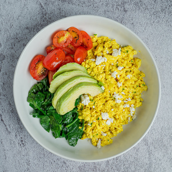 Avocado & Feta Cheese Scrambled Tofu