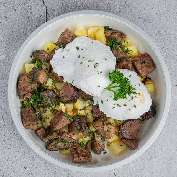Beef Pastrami Potato Hash