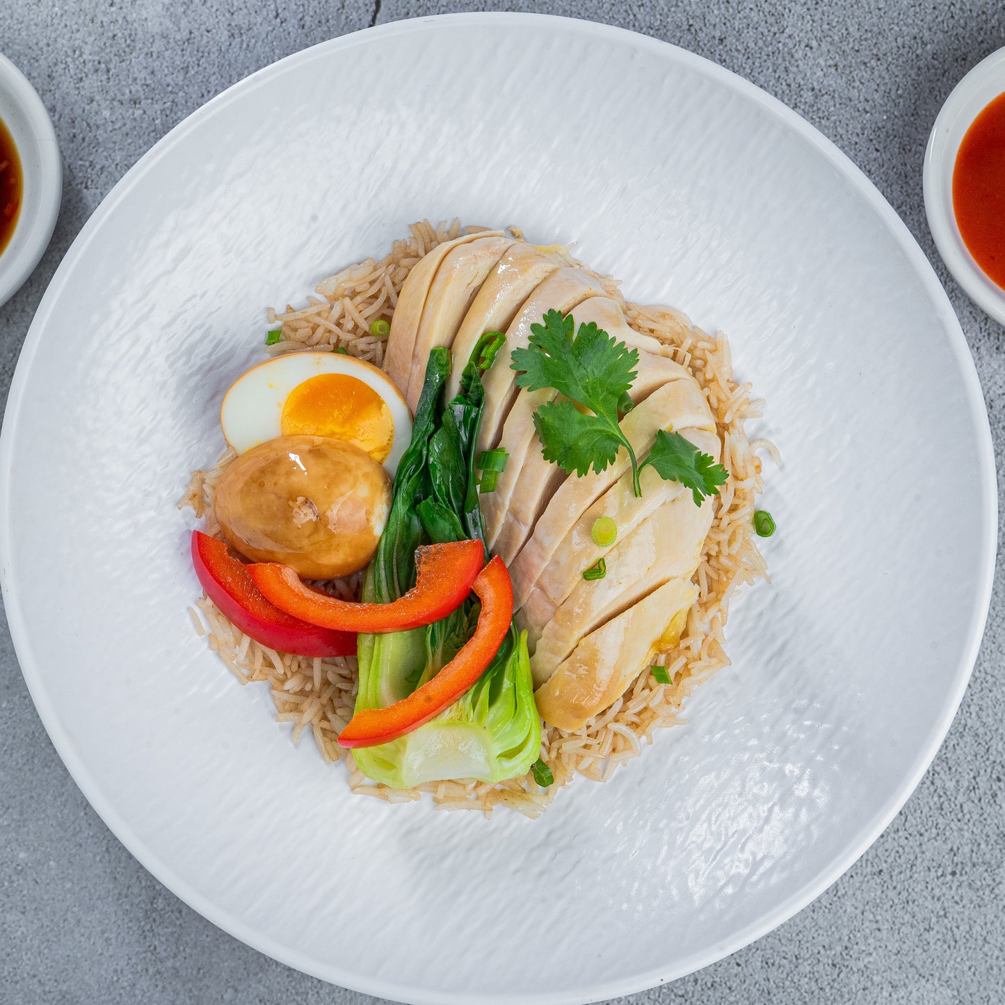 Chicken Rice with Sauteed Veg(S)