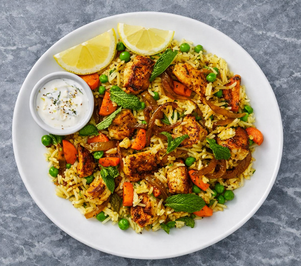 Chicken Shawarma Rice Bowl