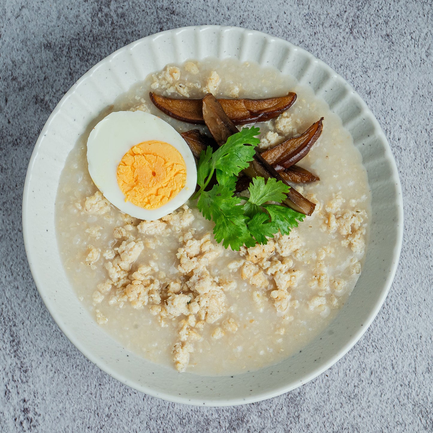 Chicken mushroom congee(S)