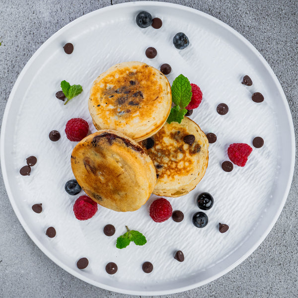 Chocolate Chip Protein Pancakes