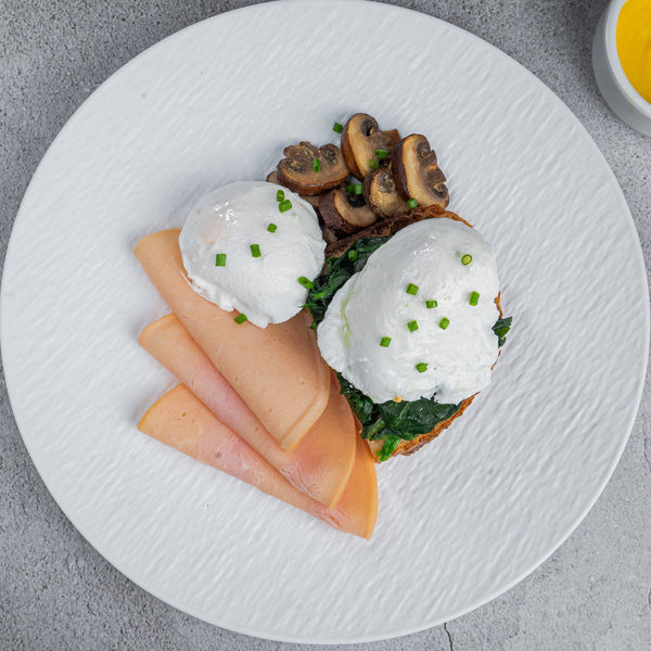 Eggs Benedict with Turkey Ham