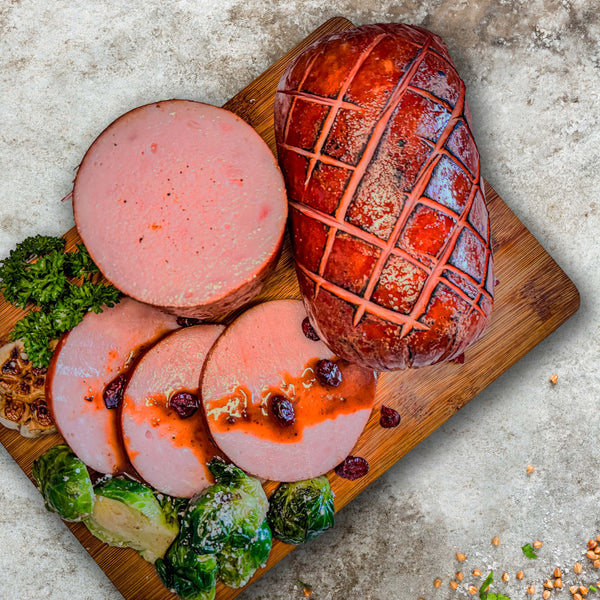 Festive Homemade Glazed Turkey Ham