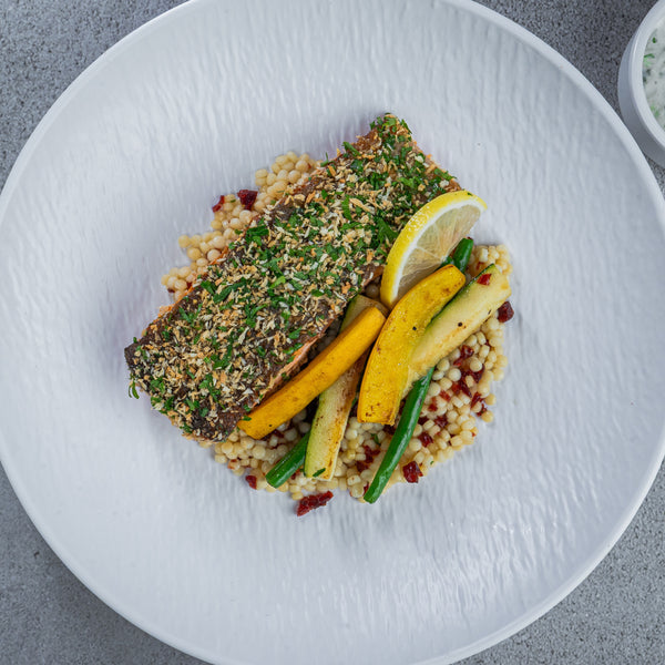 Herb Crusted Parmesan Salmon