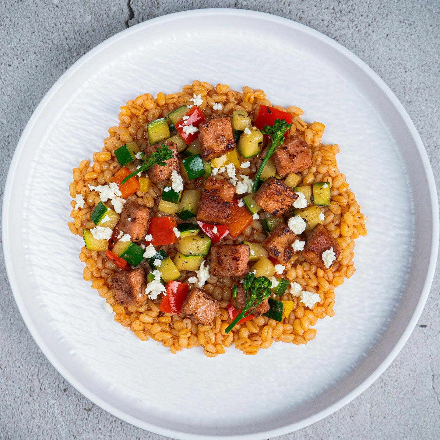 Meat-Free Truffle Barley Risotto(P)