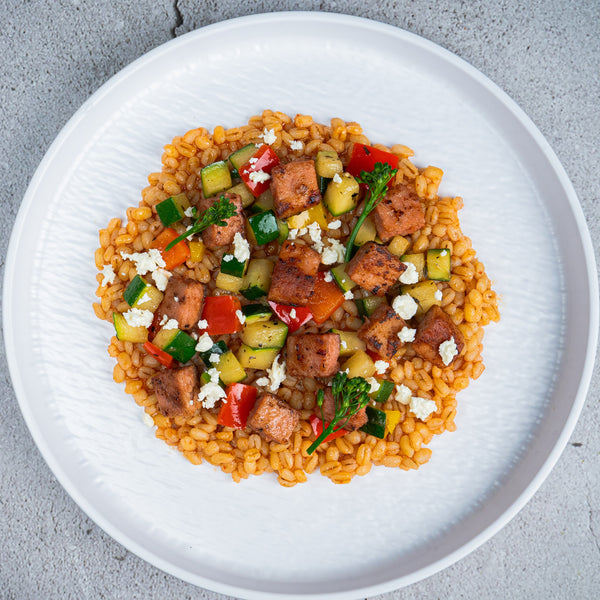 Meat-Free Truffle Barley Risotto