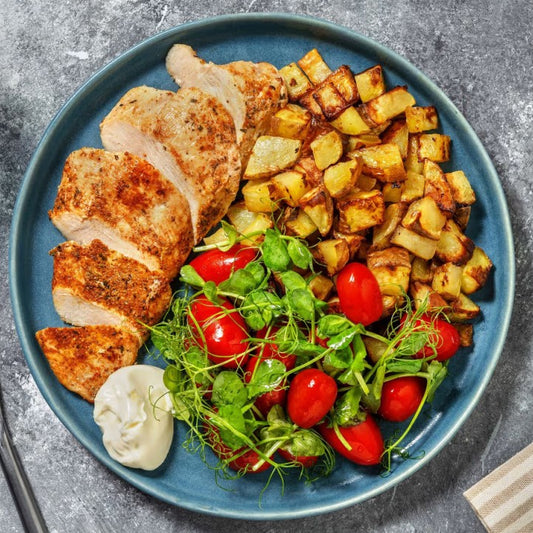 Peri-Peri Chicken with Capsicum & Potato salad(B)