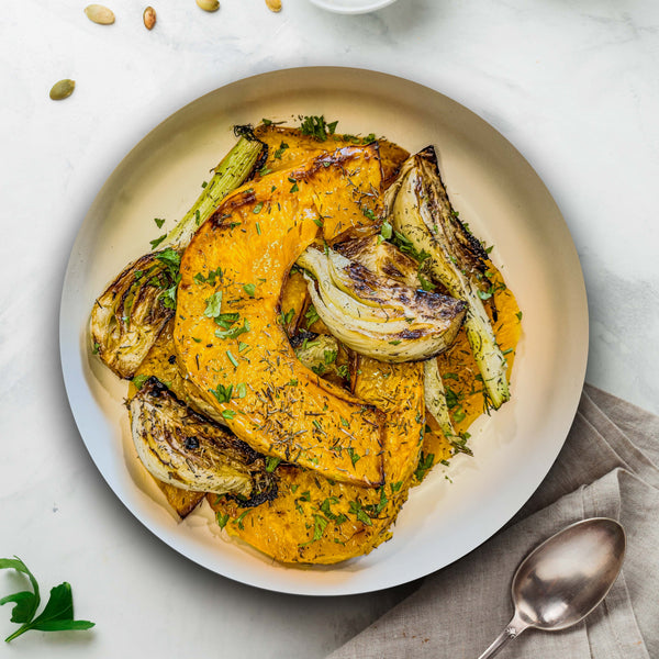 Roasted Fennel with Delicata Squash