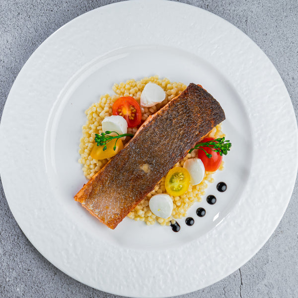 Roasted Salmon Caprese