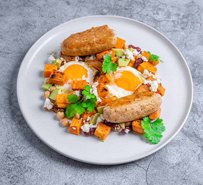 Southwestern sweet potato & Egg hash(B)