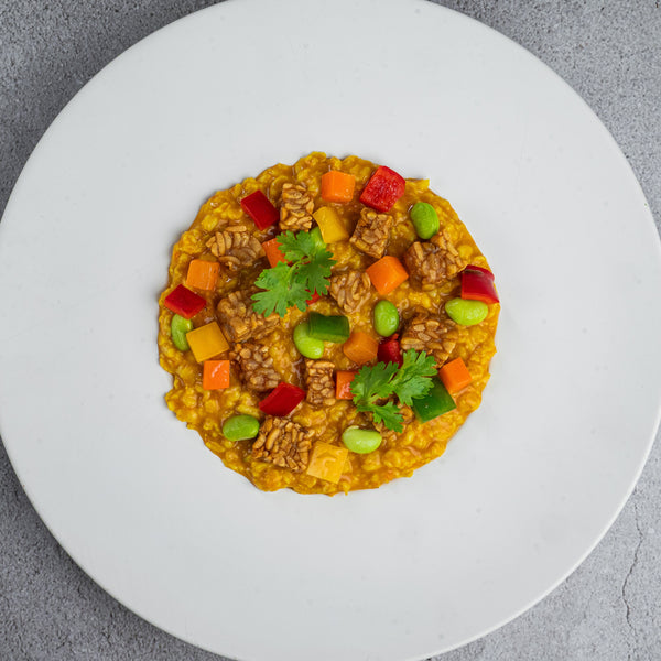 Tempeh Masala Oatmeal