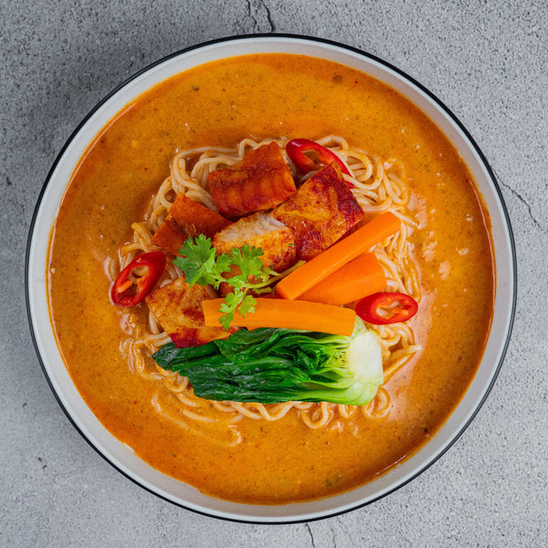 Thai fish curry with Shirataki noodle