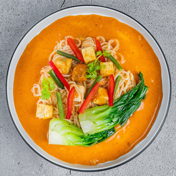Thai tofu curry with shirataki noodle