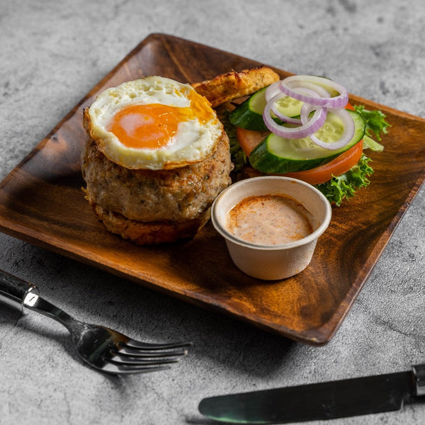 Curry Chicken Pita Burger 