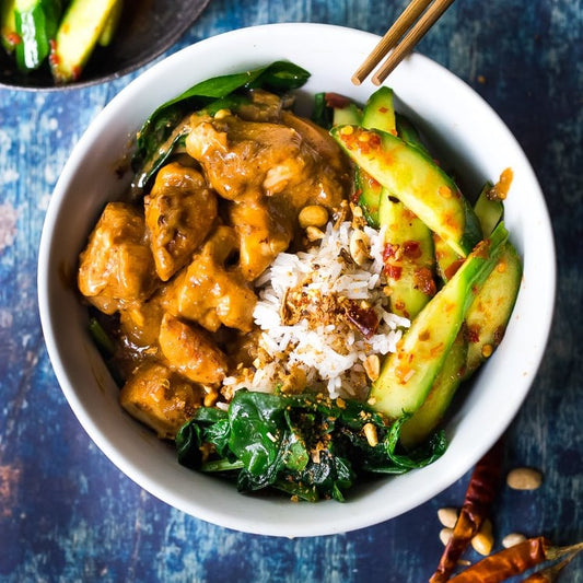 Asian Peanut Chicken curry(S)