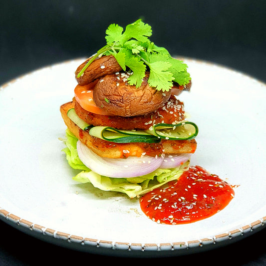 Asian Style Vegan Burger(P)