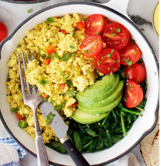 Avocado & Feta Cheese Scrambled Tofu(P)