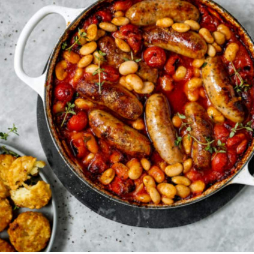 Meat-less Sausages with Broccoli Muffins (P)