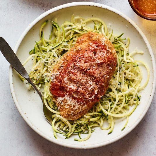 Chicken Parmigiana with Summer roasted veggies(B)