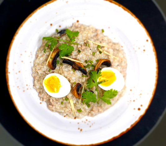 Chicken mushroom congee(S)