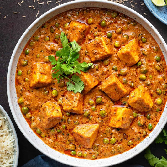 Mattar paneer masala(P)