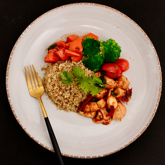 Pinoy Chicken Adobo with Quinoa(S)