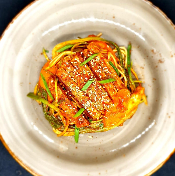 Sichuan pepper Quorn strips with zoodle(P)
