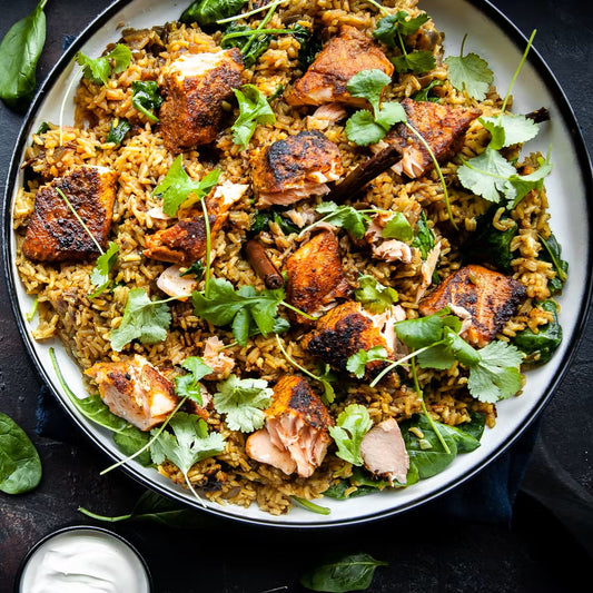 Tandoori Salmon Biryani(S)