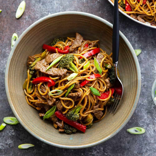 Teriyaki Beef with stir fried noodles(S)