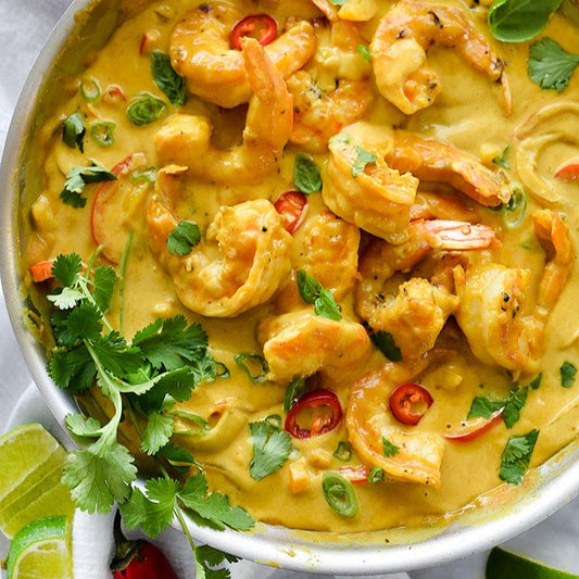 Thai coconut shrimp curry(S)